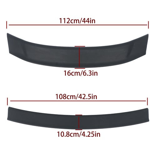 Solid Spare New For Honda Civic Sedan 2006-2011 Rear Trunk Spoiler Wing Replacement Durable