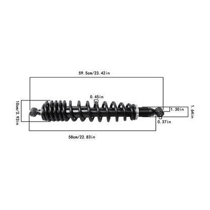 Solid Spare Rear Shock Absorber 2016-2018 For Yamaha Wolverine 700 B35-F2200-00-00 Dual-Rate