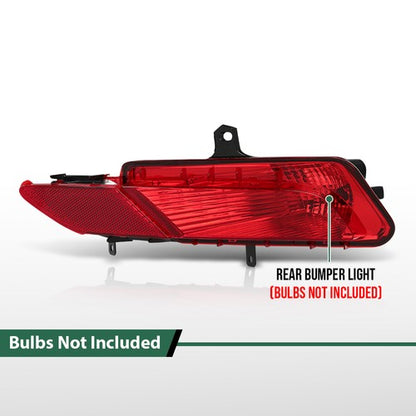 Solid Spare Fit For 14-17 Volvo XC60 Rear Bumper Reflector Fog Light Brake Lamp Right Side