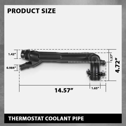 Solid Spare Thermostat Coolant Pipe Fit For Mercedes M264 Engine CLS C257 2642008600