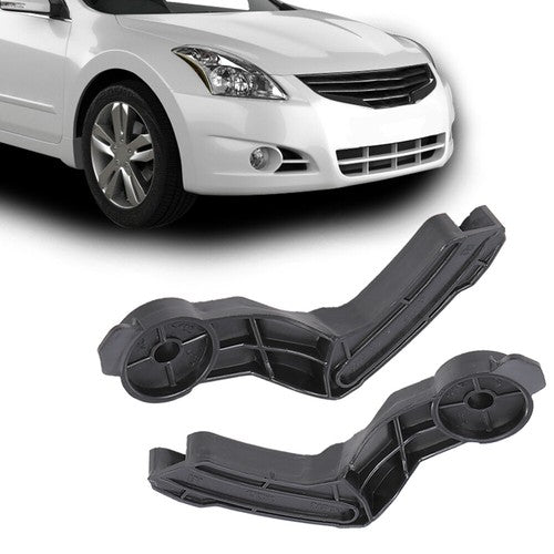 Solid Spare Fit For 2013-2015 Nissan Altima Front Bumper Bracket Retainer Support Left+Right