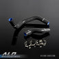 Solid Spare Fit For Nissan 240SX Silvia S13 S14 S15 SR20DET Black Silicone Radiator Hose Kit