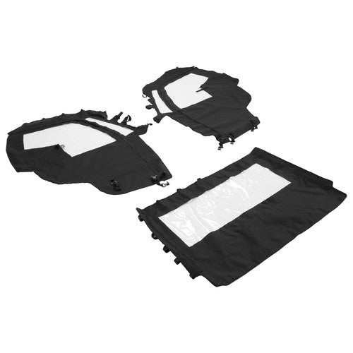 Solid Spare For UTV T-Boss 550 750 560 760 Durable Black+Clear PVC Soft Full Door Enclosure