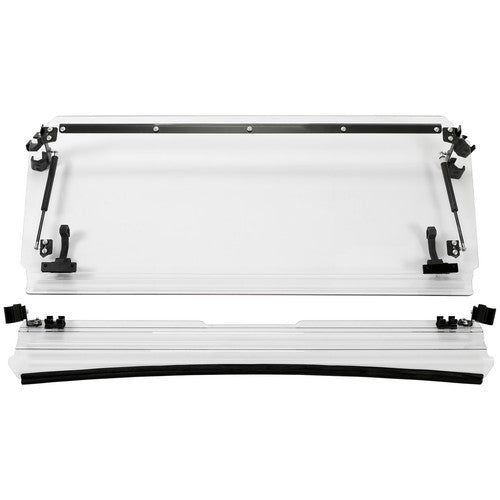 Solid Spare For CFMOTO UForce 1000 2019-2026 Front Vented Full Clear Flip Windshield
