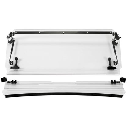 Solid Spare For CFMOTO UForce 1000 2019-2026 Front Vented Full Clear Flip Windshield