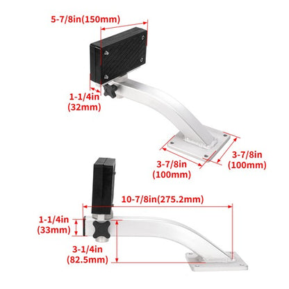 Solid Spare Boat Trolling Motor Mount Motor Bracket W/Hardware Oxidation Painted Universal