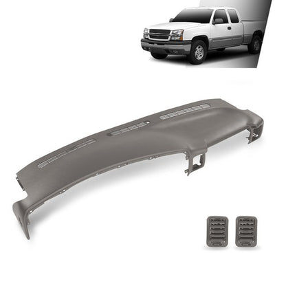 Solid Spare Dash Pad Dash Cap Panel Dashboard Fit For 1999-2006 Silverado Sierra Light Gray