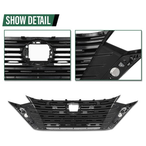 Solid Spare Front Bumper Upper Grille Fit For 2024-2025 Nissan Sentra S SV 62310-6LY0A