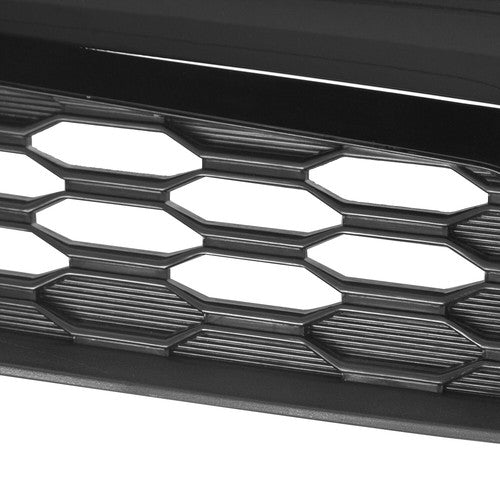 Solid Spare Fit Honda Civic 2012 4DR Sedan Front Upper Grille Honeycomb JDM Painted Black