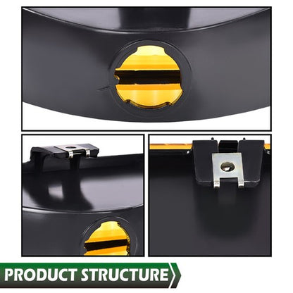 Solid Spare New Fit For 1981-1988 Chevy Monte Carlo SS Front Park Turn Signal Lights Yellow