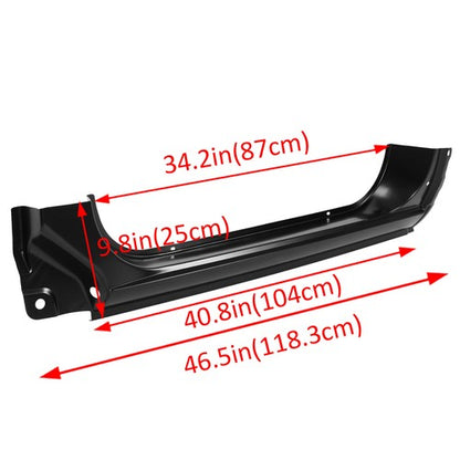 Solid Spare For 1973-87 Chevy & GMC C/K Pickup,1973-91 Blazer &GMC Jimmy Outer Rocker Panels