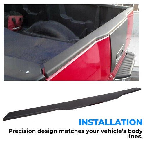 Solid Spare For 2004-2012 2005 Nissan Titan Rear Tailgate Cap Top Spoiler Cover Trim Molding