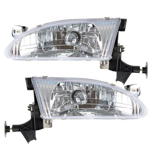 Solid Spare Pair Corner Parking Signal Lights Headlights Combo For Toyota Corolla 1998-2000
