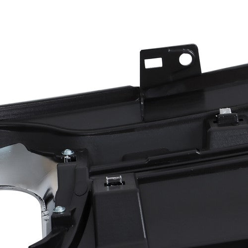 Solid Spare Front Upper Grille Bumper Grill Chrome Headlight Eyelid For 18-21 Honda Odyssey