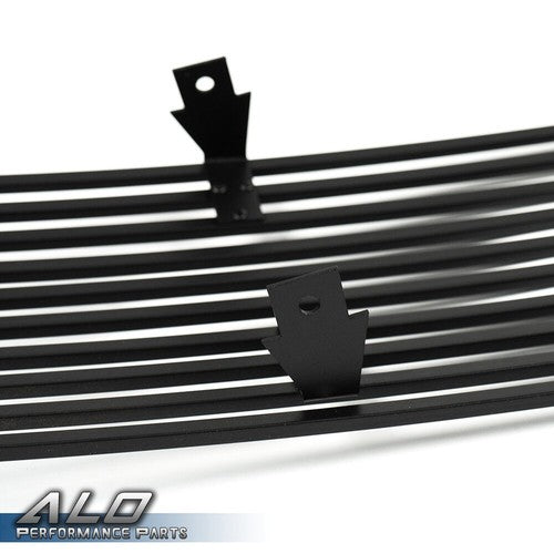 Solid Spare Fit For 2009-2014 Nissan Maxima Front Upper Bumper Black Billet Grille Insert