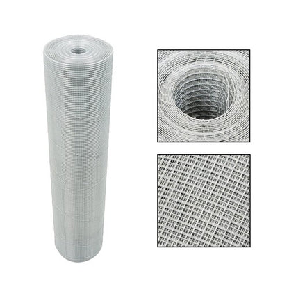 Solid Spare 1/4In 36×100' Galvanized Chicken Wire Fence Welded Mesh Roll Hardware Cloth