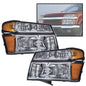 Solid Spare Headlights Assembly + Bumper Lights Fit For 2004-2012 GMC Canyon Chevy Colorado