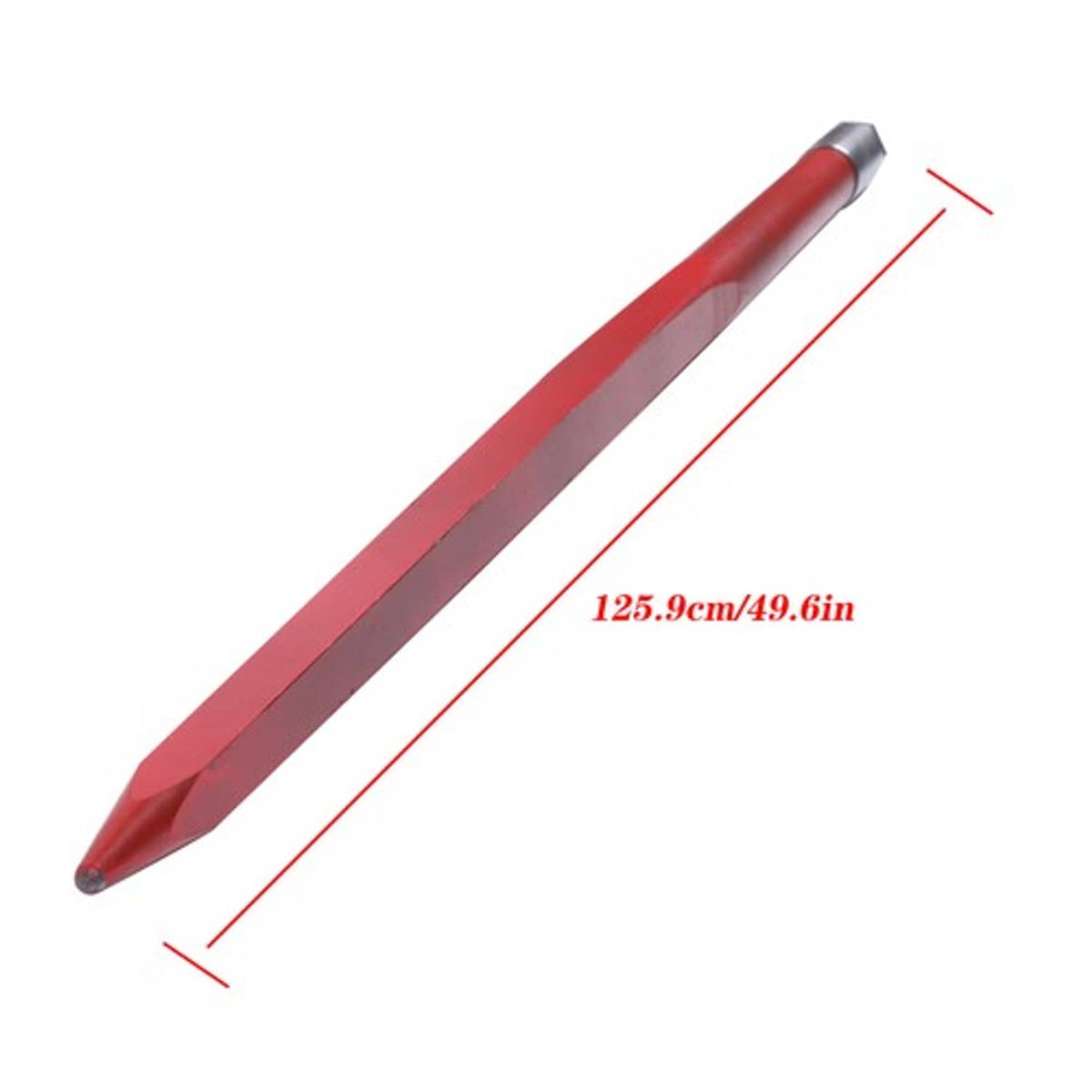 Solid Spare Quick Attach 49" Hay Bale Spear 4500lb Capacity for Skid Steer Tractor Lift More