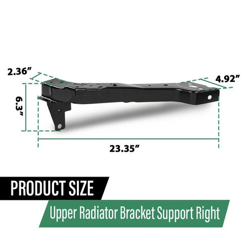 Solid Spare Fit For 2011-2021 Jeep Grand Cherokee/Dodge Durango Upper Radiator Support Right