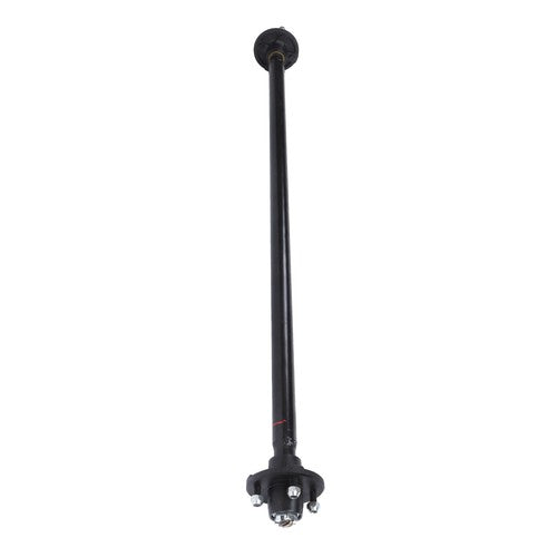 Solid Spare 4 lug-4' 2K 2000lbs Trailer Axle 56.5' Hub Face 46.5' Spring Center with U-Bolt