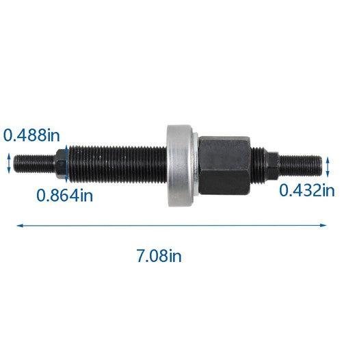 Solid Spare Black Harmonic Balancer Installation Steel Tool Fit For Small Block Chevy