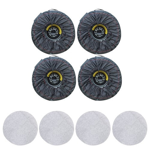 Solid Spare For Black 420D And Black 600D Cases+Tyre 4Pcs Bags Car Cover With Handheld Tyre