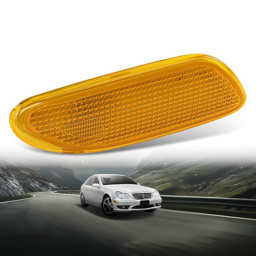 Solid Spare Fit For 2001-2007 Mercedes-Benz C-Class Side Marker Light Right Side MB2551102