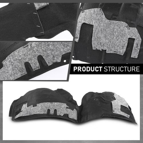 Solid Spare Fit For 12-18 Audi A7 Quattro S7 RS7 Front Fender Liner Splash Shield Right Side