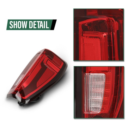 Solid Spare Fit For 2019-2023 GMC Sierra Factory Full LED Tail Light Brake Lamp Right Side