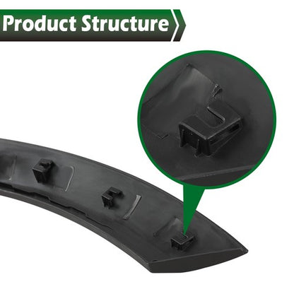 Solid Spare Fit For 02-08 Mini Cooper Front Upper Wheel Right Side Fender Arch Cover Trim