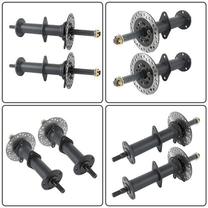 Solid Spare US 40"Rear Axle Kit Electric Brushless Differential 1000W Motor With 4 Stud Hub