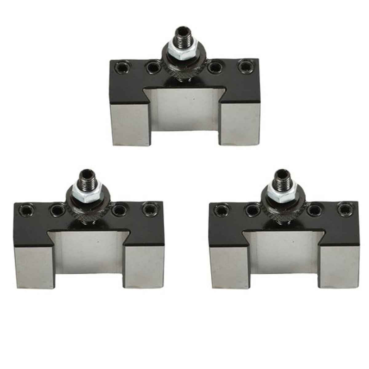 Solid Spare New 3PCS #1 Quick Change Turning & Facing Lathe Tool Post Holder 250-001 OXA