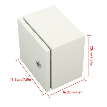 Solid Spare Dustproof Steel Junction Box 8x8x6", NEMA 4X Waterproof Electrical Enclosure