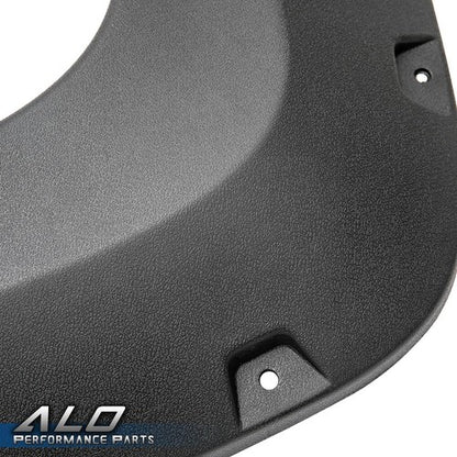 Solid Spare Fit For 14-18 Chevy Silverado 6.5'-8' Bed 4pcs Pocket Rivet Wheel Fender Flares