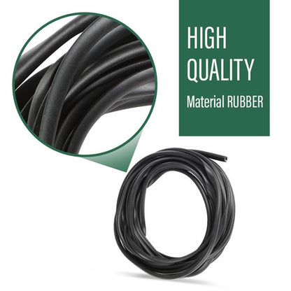 Solid Spare 18ft Universal Fender Flare Edge Trim Fender Flare Wheel Arch Rubber Seal