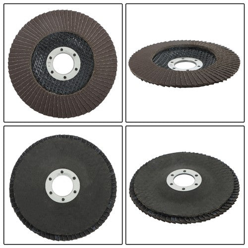 Solid Spare 10 Pack 4-1/2"×7/8" 120 Grit Premium Zirconia Flap Disc T29 Sanding Grinding