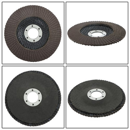 Solid Spare 10 Pack 4-1/2"×7/8" 120 Grit Premium Zirconia Flap Disc T29 Sanding Grinding