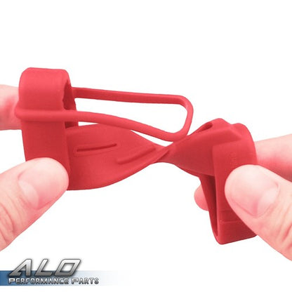 Solid Spare 2PC Car SUV Seat Belt Buckle Clip Silicone Anti-Scratch Cover Safety Accessories