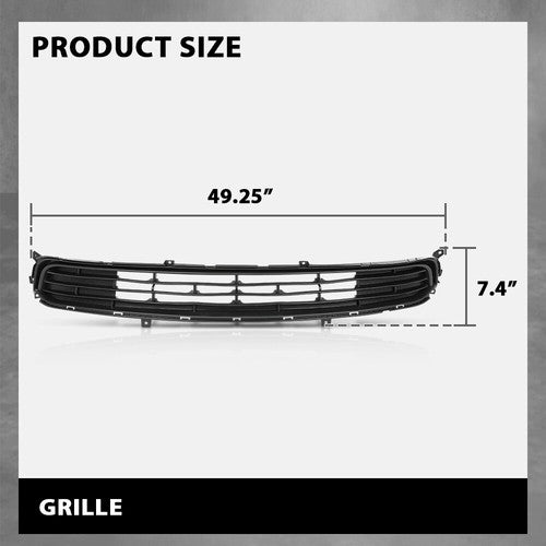 Solid Spare Fit For 2016 2017 2018 Kia Optima EX Front Bumper Lower Grille 86560D5010