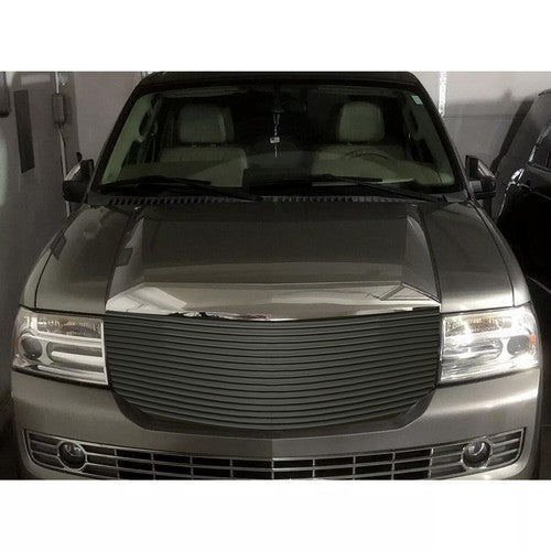 Solid Spare FOR 2007-14 Lincoln Navigator 7L7Z-16856-AA Chrome Front Hood Bezel Molding Trim