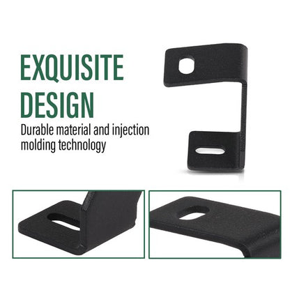 Solid Spare LED Light Pod Hood Ditch Mounting Bracket Fit For 15-23 Ford F150 17-23 Raptor