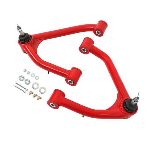 Solid Spare Red 2-4' Lift Upper Control Arms Fit For Chevrolet GMC 1500 2007-2018 Tubular