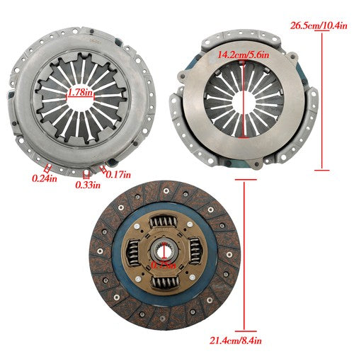 Solid Spare For Honda Civic Coupe Sedan L4 1.8L 2006-2015 Transmission Clutch Kit 08-046