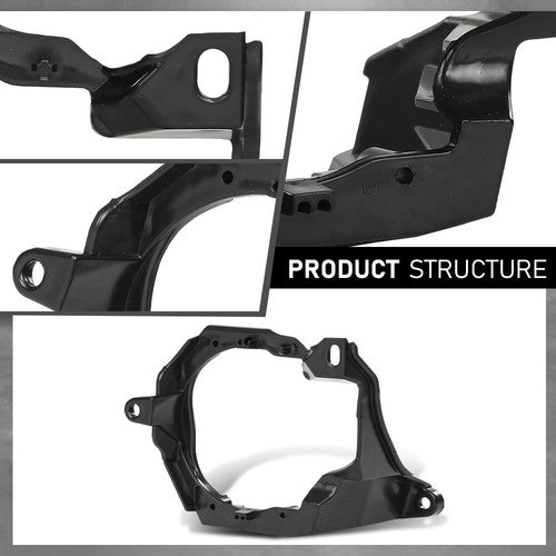 Solid Spare Front Bumper Fog Light Brackets Fit For 2015-2017 Ford Mustang Left+Right Side
