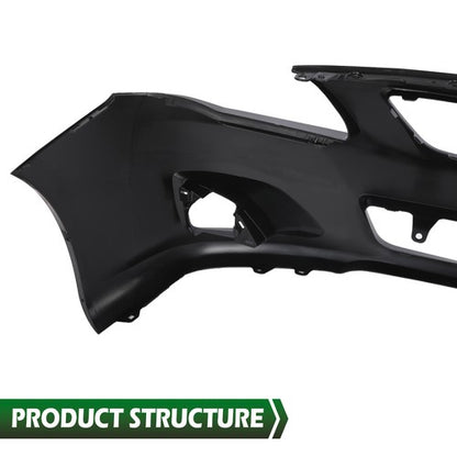 Solid Spare Fit For 2009-2010 Toyota Corolla Sedan Front Bumper Cover Assembly TO1000343