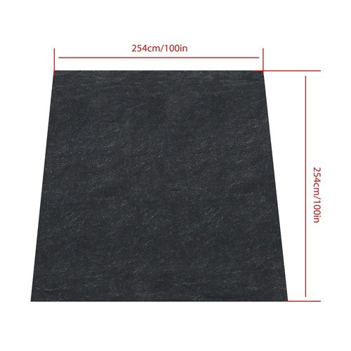 Solid Spare 100"×100" Reusable Above Ground Pool Protector Hot Tub Mat Outdoor Washable