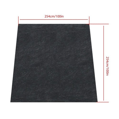 Solid Spare 100"×100" Reusable Above Ground Pool Protector Hot Tub Mat Outdoor Washable