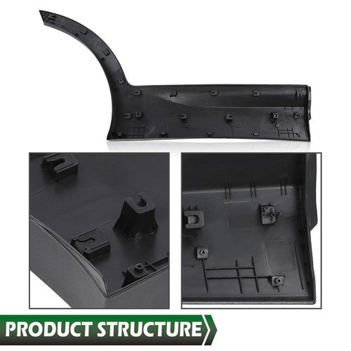 Solid Spare Rear Left Side Door Lower Molding Door Garnish Fit For 2013-2018 Santa Fe Sport
