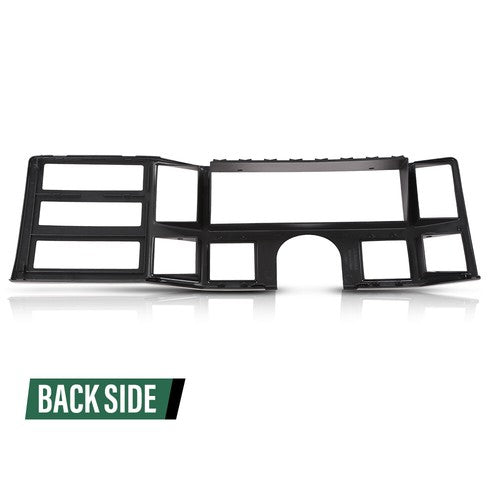 Solid Spare Fit For 84-1996 Jeep Cherokee XJ Comanche Dash Radio Bezel Instrument Trim Black