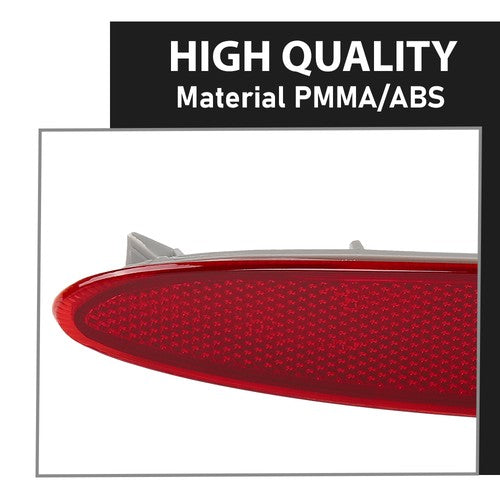 Solid Spare Rear Bumper Reflector Left Driver Side Red Fit For 2011-2017 BMW X3 BM1184104